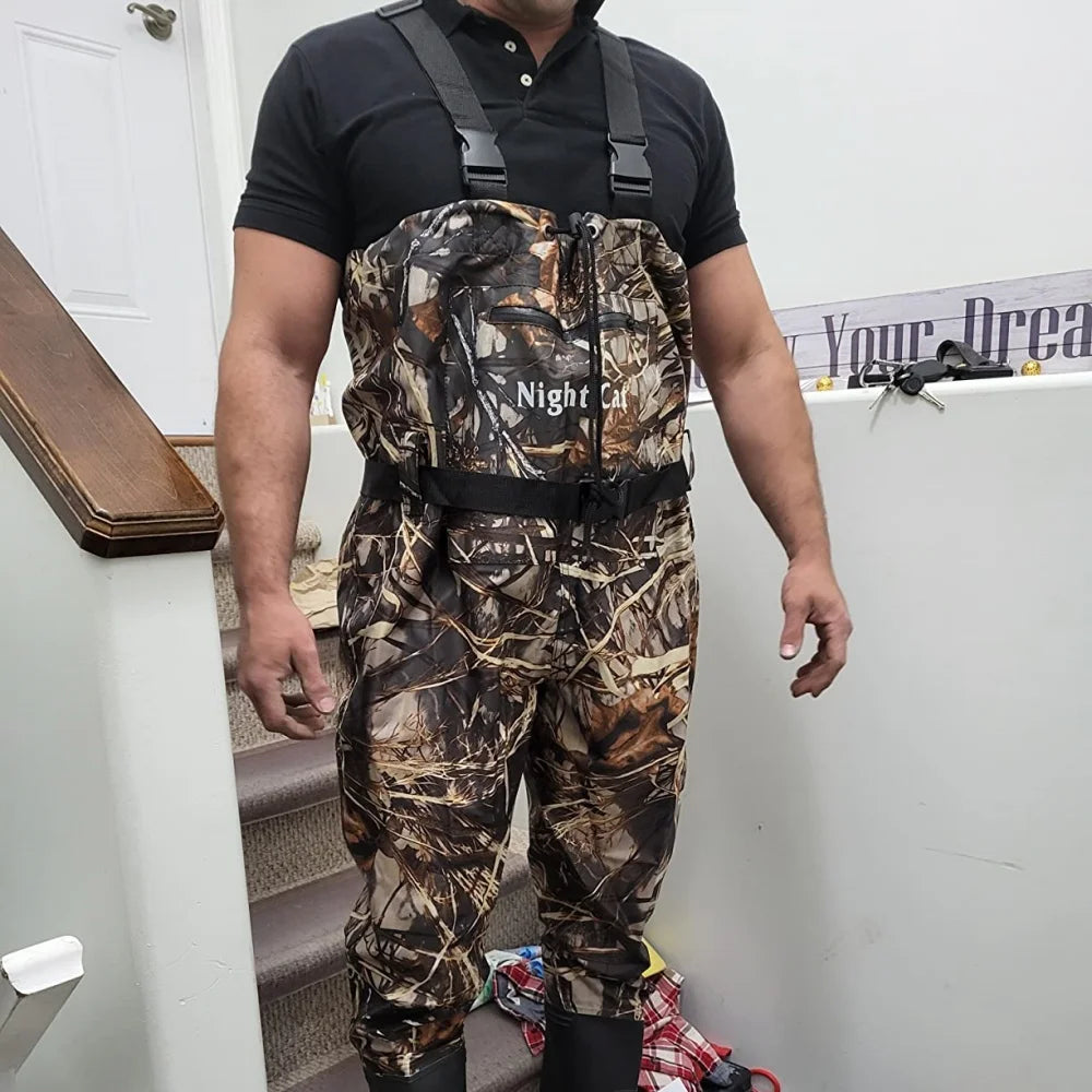 Night Cat Waterproof Chest Waders for Fishing and Hunting