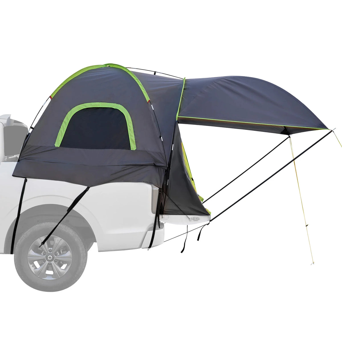 SucceBuy Waterproof Pickup Truck Bed Tent With Expandable Awning