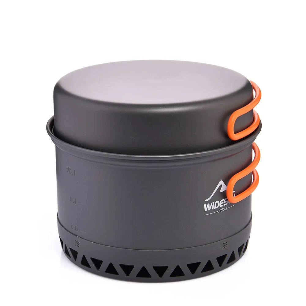 Widesea Outdoor Camping Cookware Set With Kettle And Cups