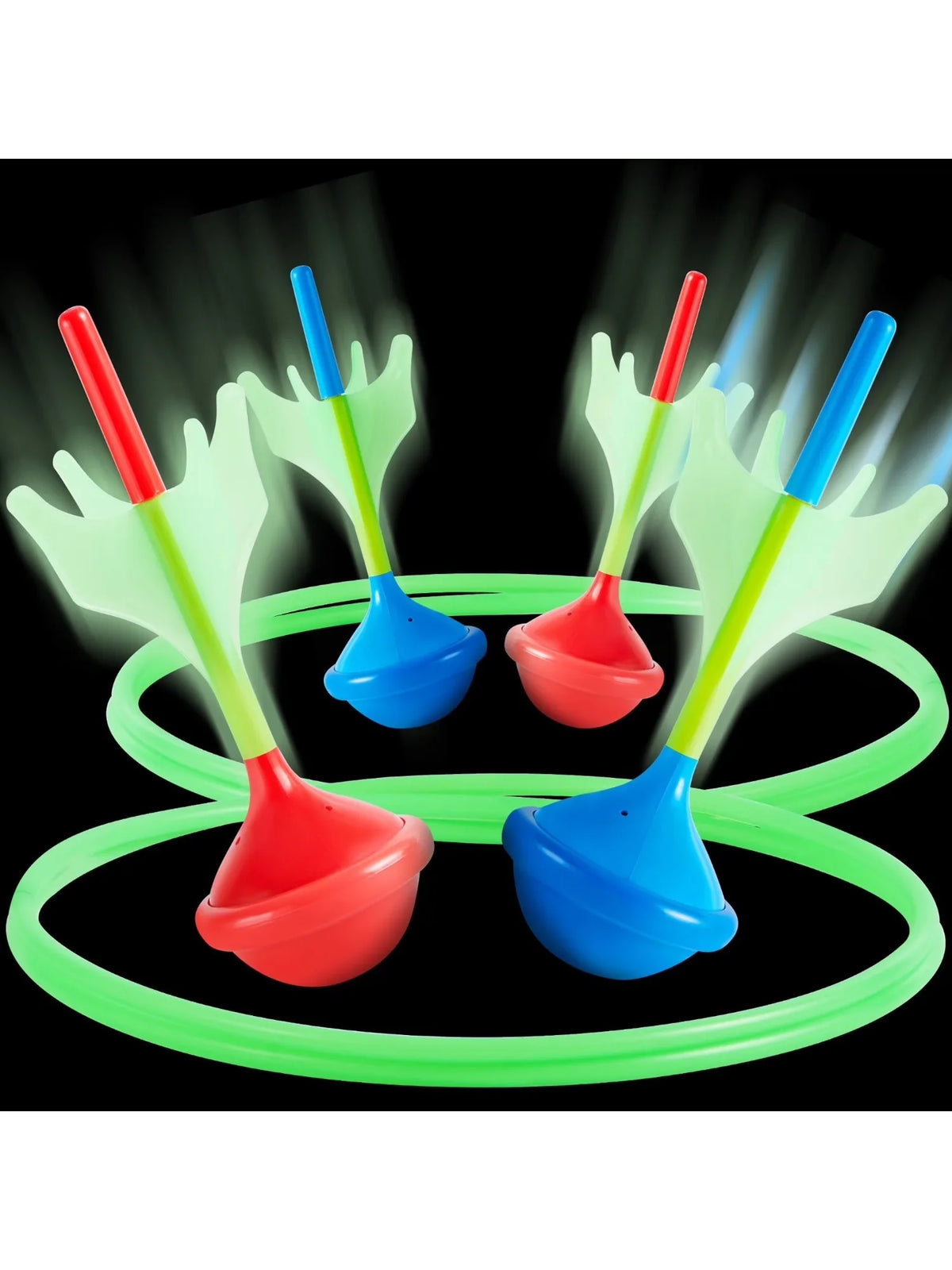 Joyfy Glow In The Dark Lawn Darts Outdoor Family Game