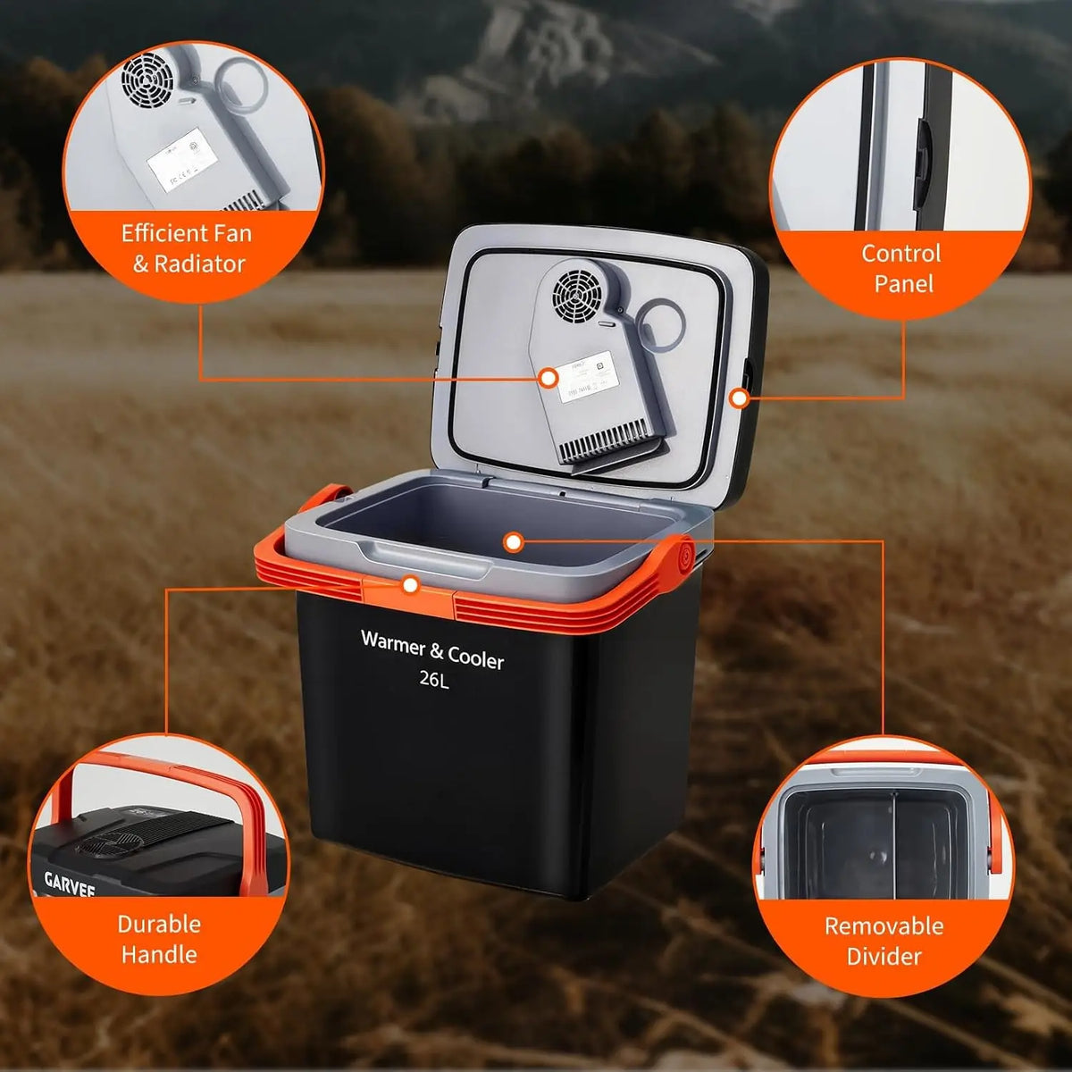 Tacleekii Portable Car Refrigerator Cooler And Warmer