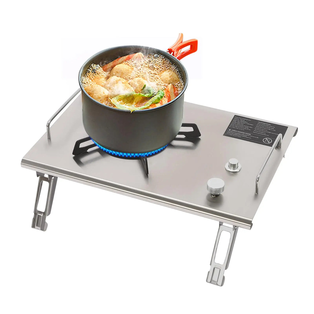 Foldable Portable Gas Camping Stove for Outdoor Cooking