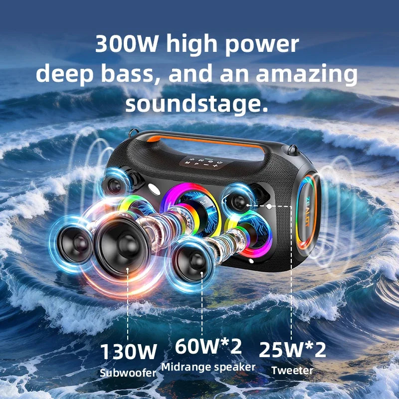 ZEALOT Portable Bluetooth Speaker With Powerful Subwoofer Bass