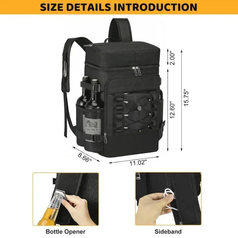 Waterproof Thermal Cooler Backpack for Picnics and Outdoor Trips