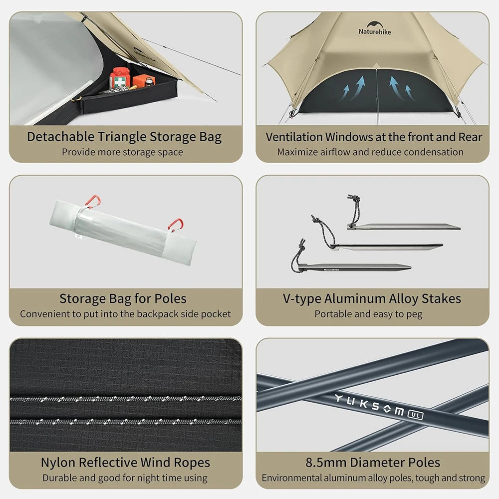 Naturehike Star River UL Ultralight Backpacking Tent for Two