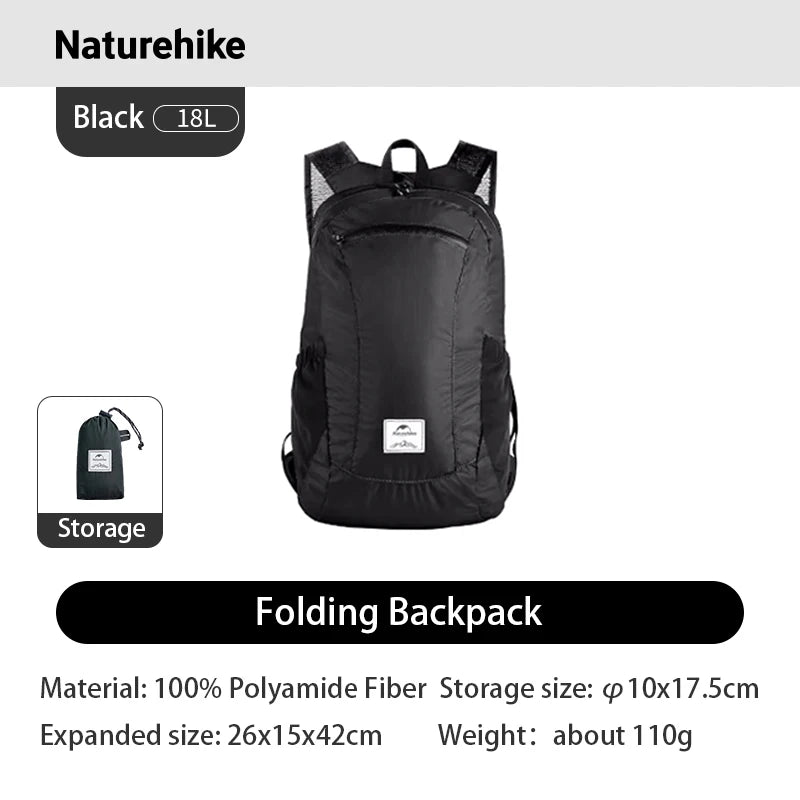 Naturehike Lightweight Foldable Waterproof Hiking Backpack