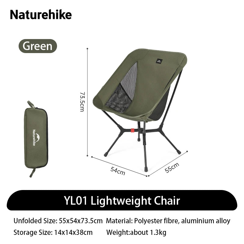 Naturehike Ultralight Folding Aluminum Alloy Camping Chair