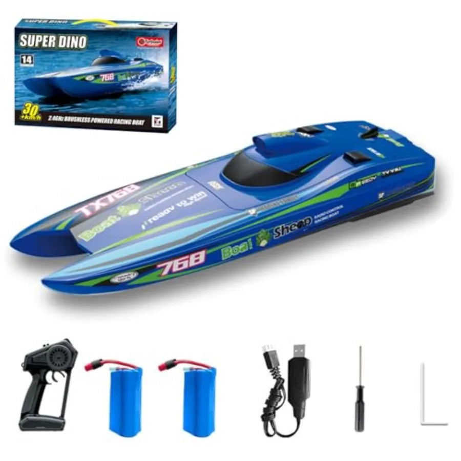 OLOEY Remote Control Boat With Brushless Turbojet