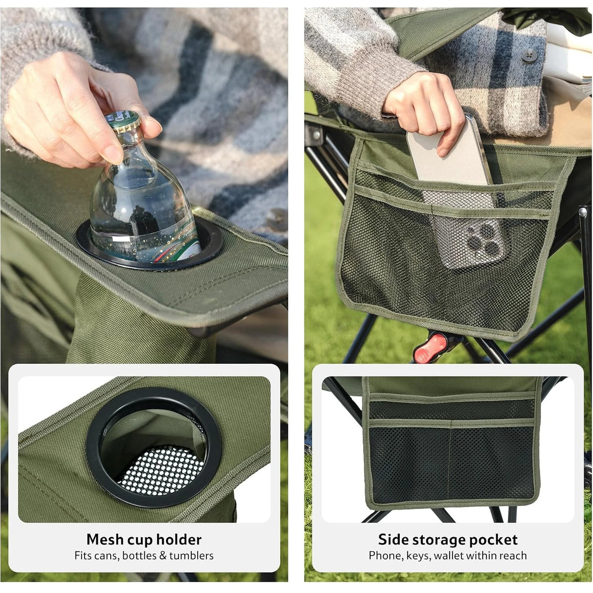 Naturehike Adjustable Folding Recliner Camping Chair With Footrest