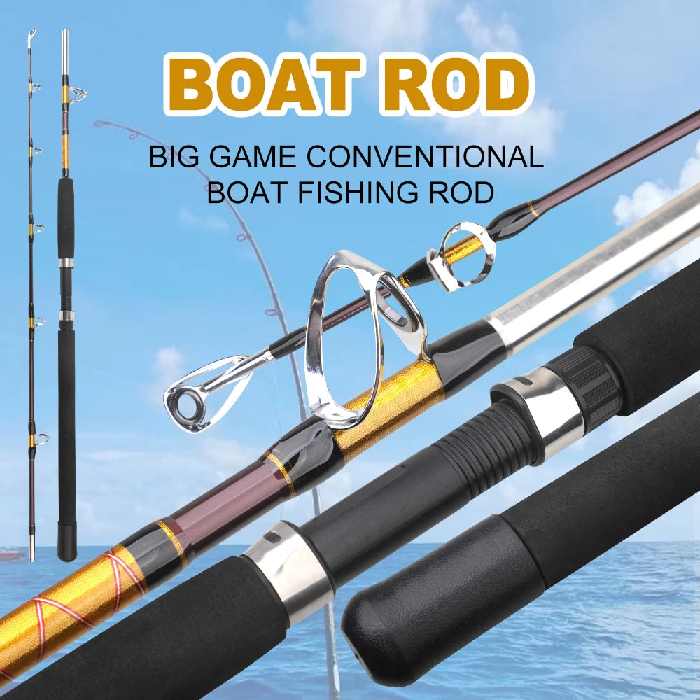 AIXIYIYI Slow Jigging Boat Fishing Rod Trolling Pole