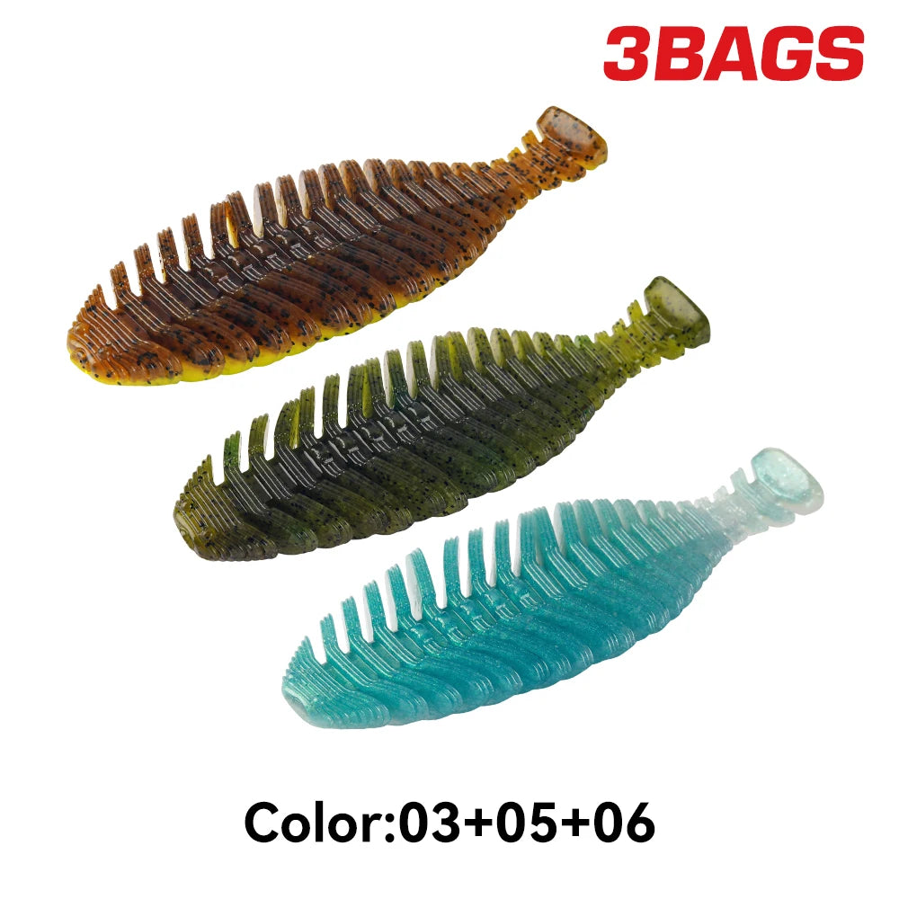 Kingdom Scented Soft T Tail Lure For Pike Bass Fishing