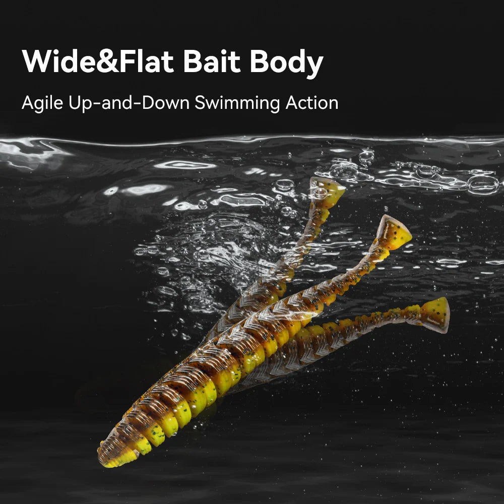 Kingdom Scented Soft T Tail Lure For Pike Bass Fishing