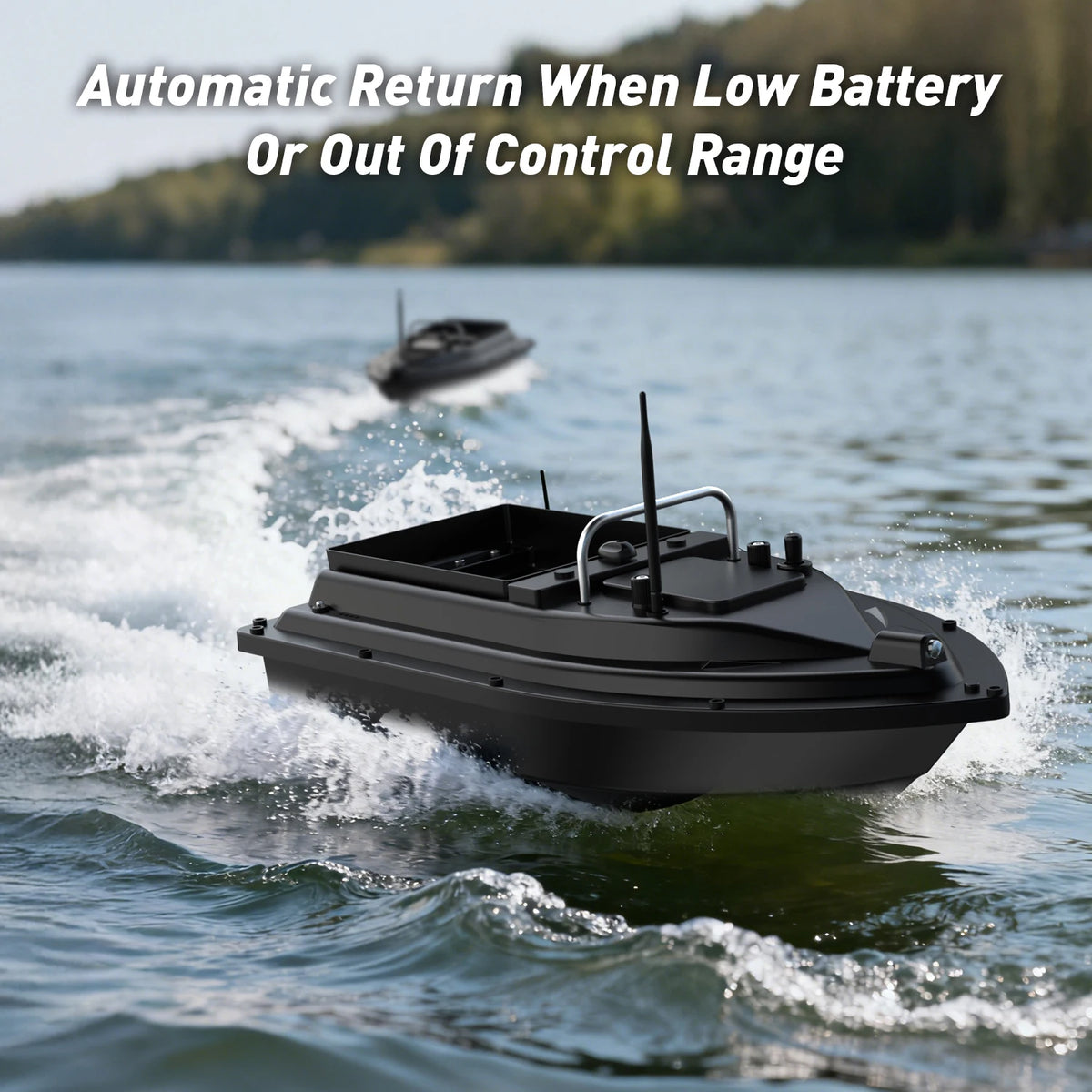 SHAN SHUIHUN Fishing Bait Distribution Boat With Twin Motors
