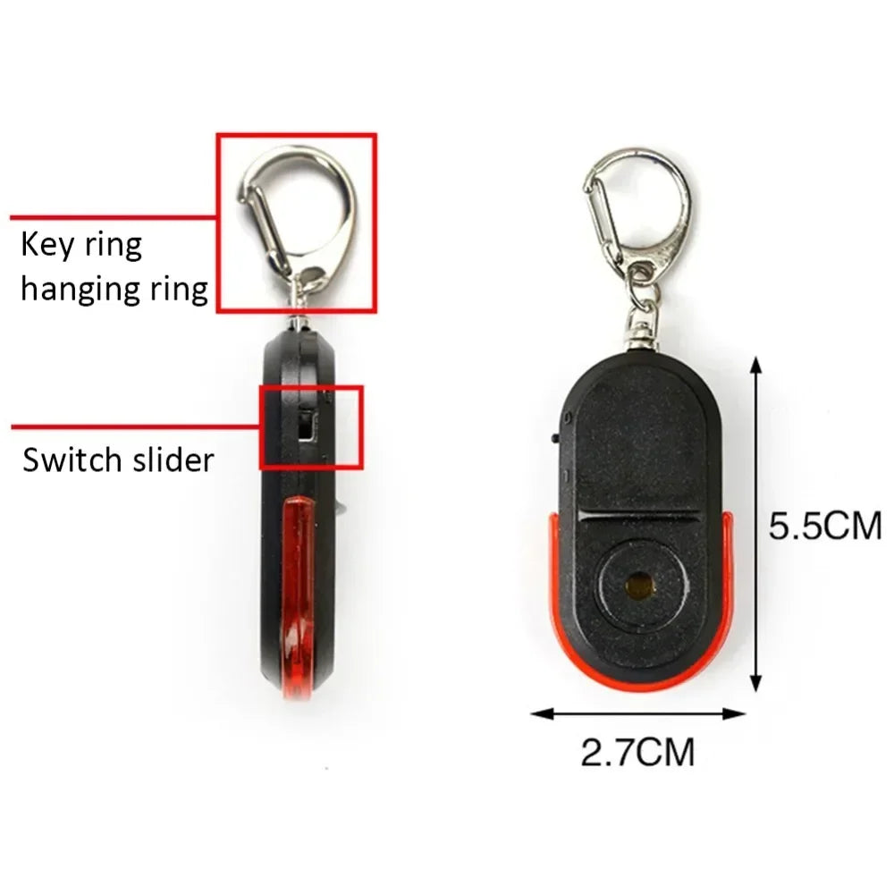 Key Finder Locator With LED Light And Sound Alarm