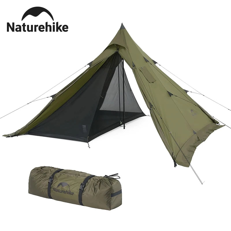 Naturehike Camping Tent With Chimney Window And Double Layer