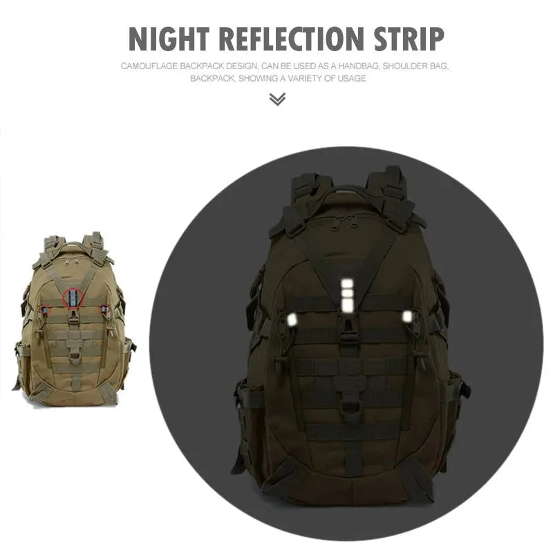 ReFire Gear Tactical Outdoor Hiking Backpack With Molle System