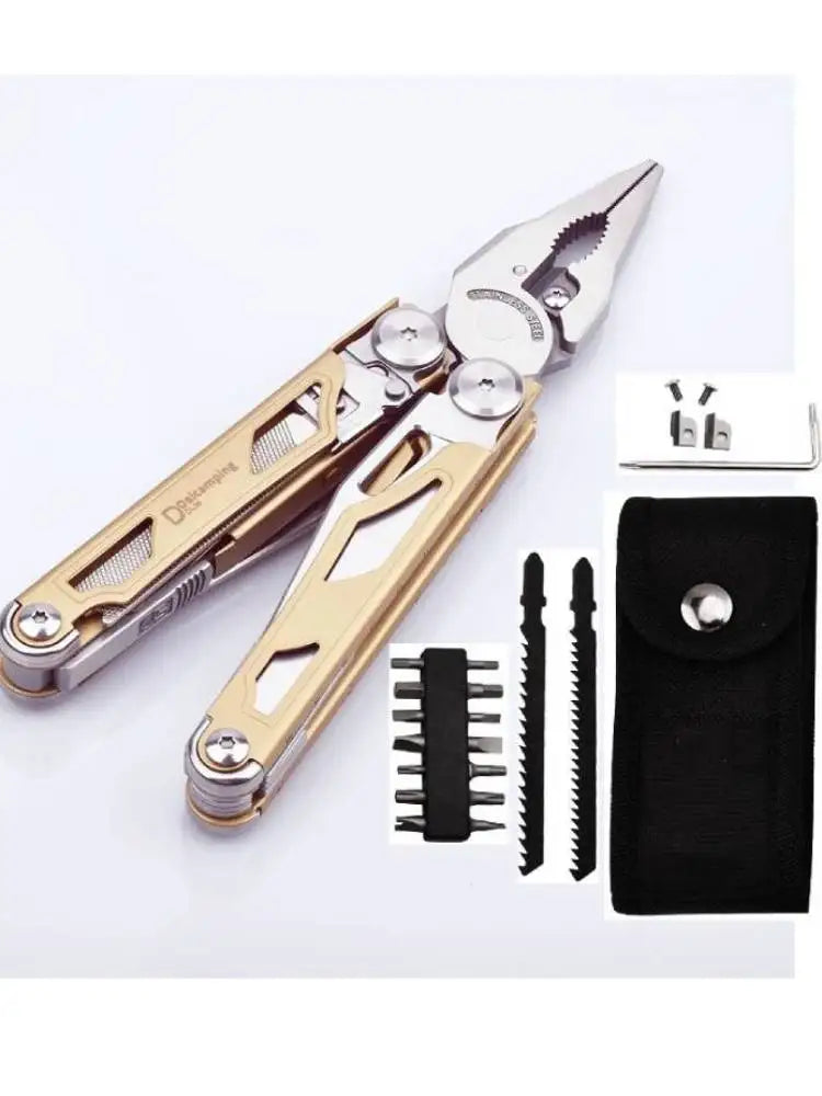 Daicamping DL30 Stainless Steel Multitool Pliers With Folding Knife