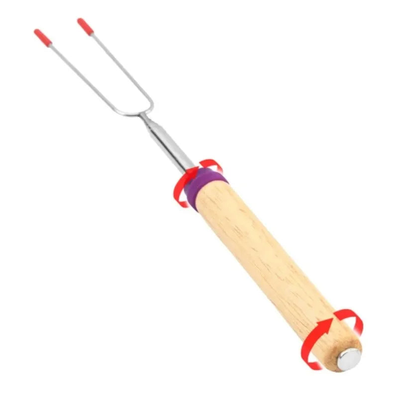 Marshmallow Roasting Sticks Set Camping BBQ Skewers Hot Dog Tools