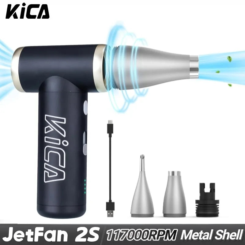 KiCA Portable Rechargeable Air Blower for Outdoor Use