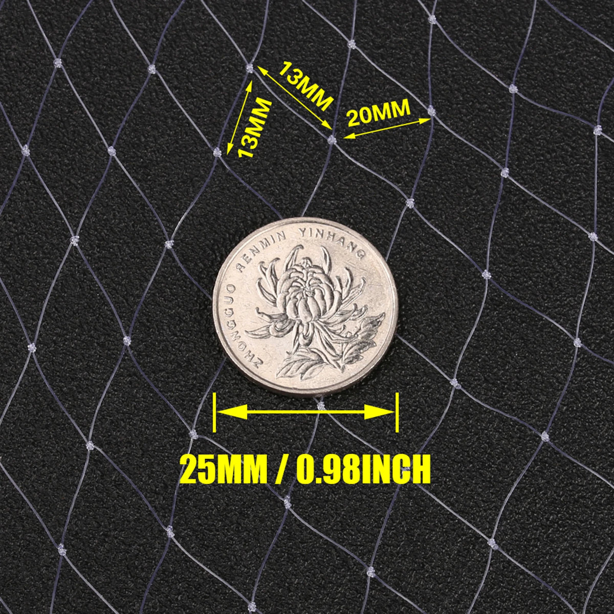 Heavy Duty Fishing Cast Net with Zinc Sinkers for Bait