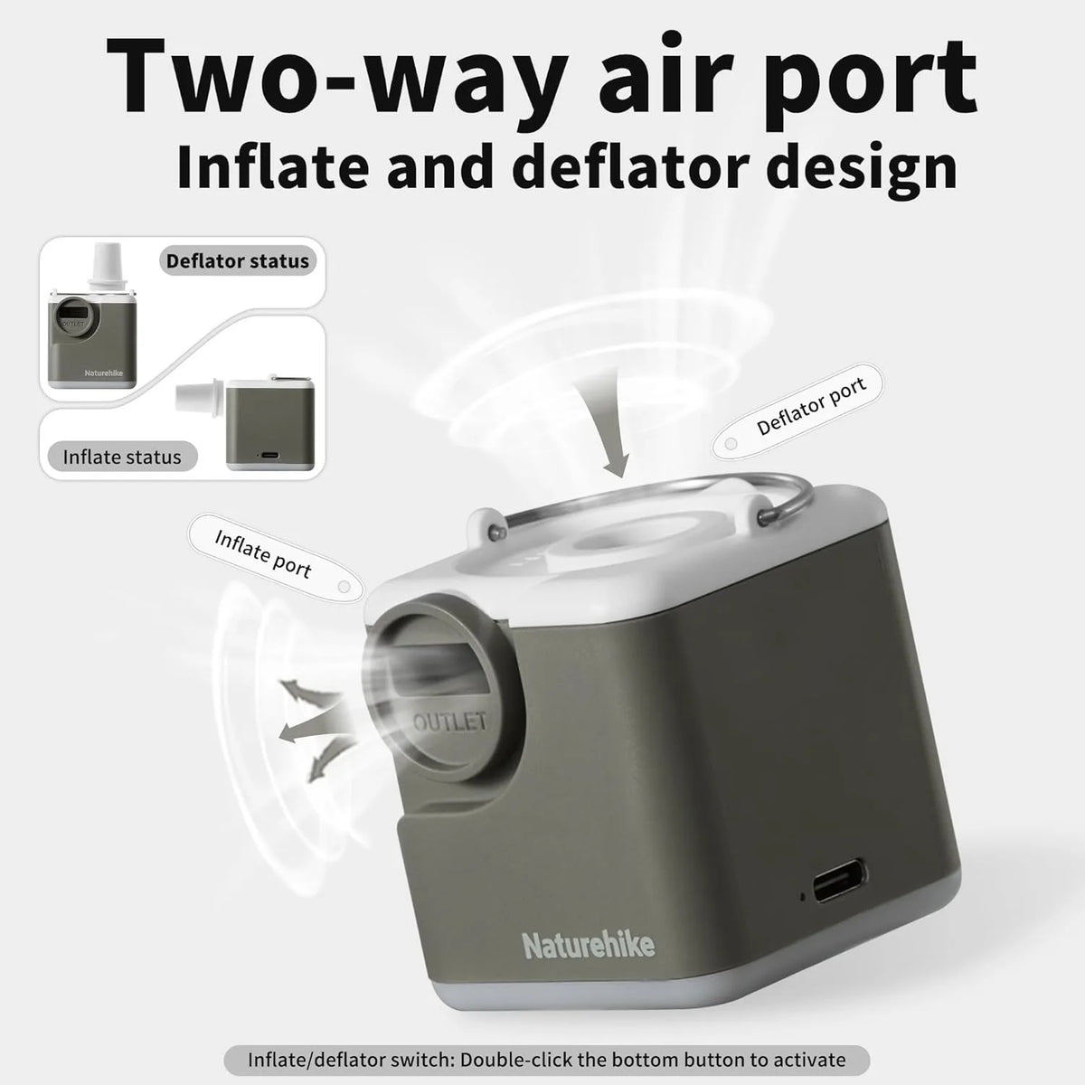 Naturehike Rechargeable Electric Air Pump Inflator