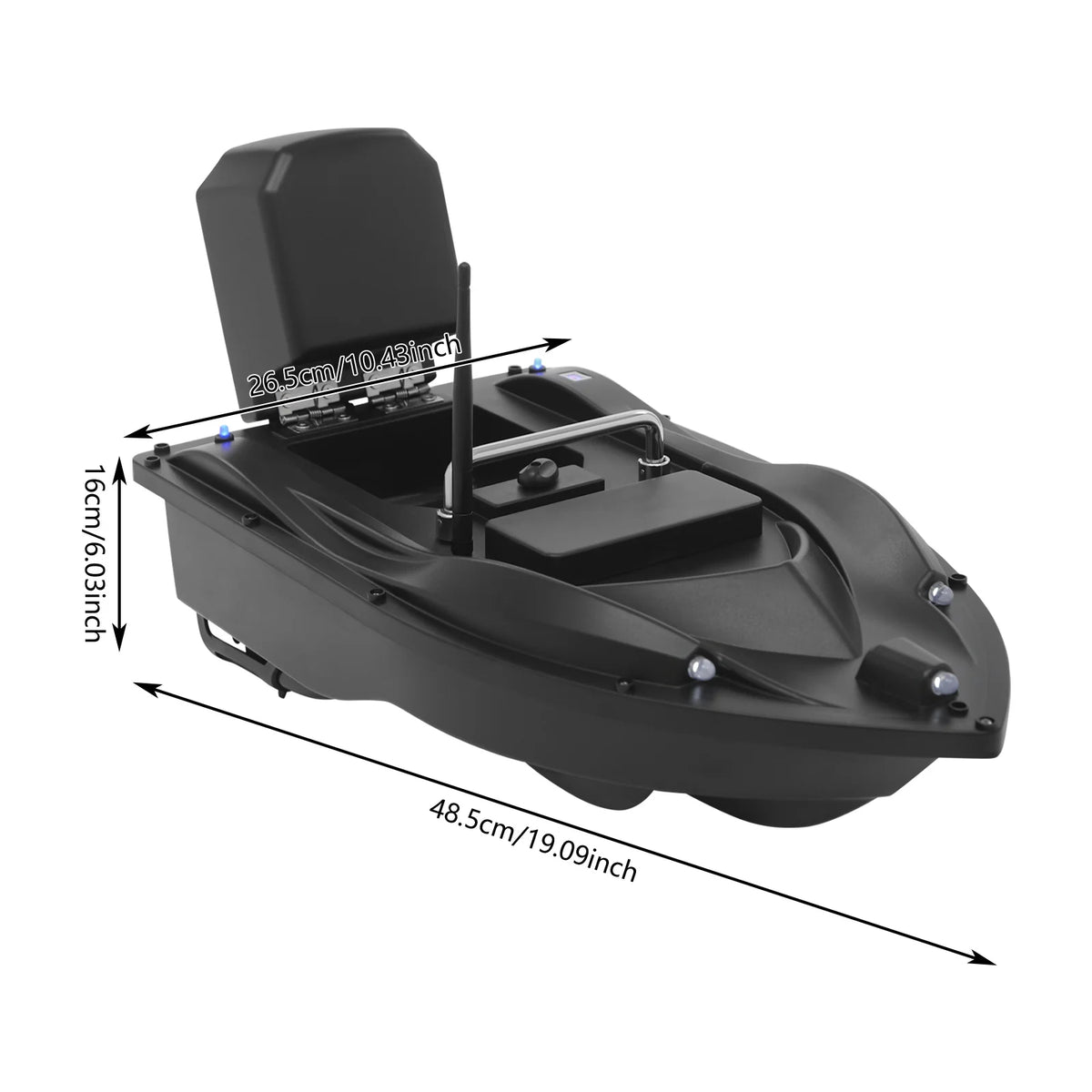 Bymaocar GPS Remote Control Fishing Bait Boat 16 Positioning Points