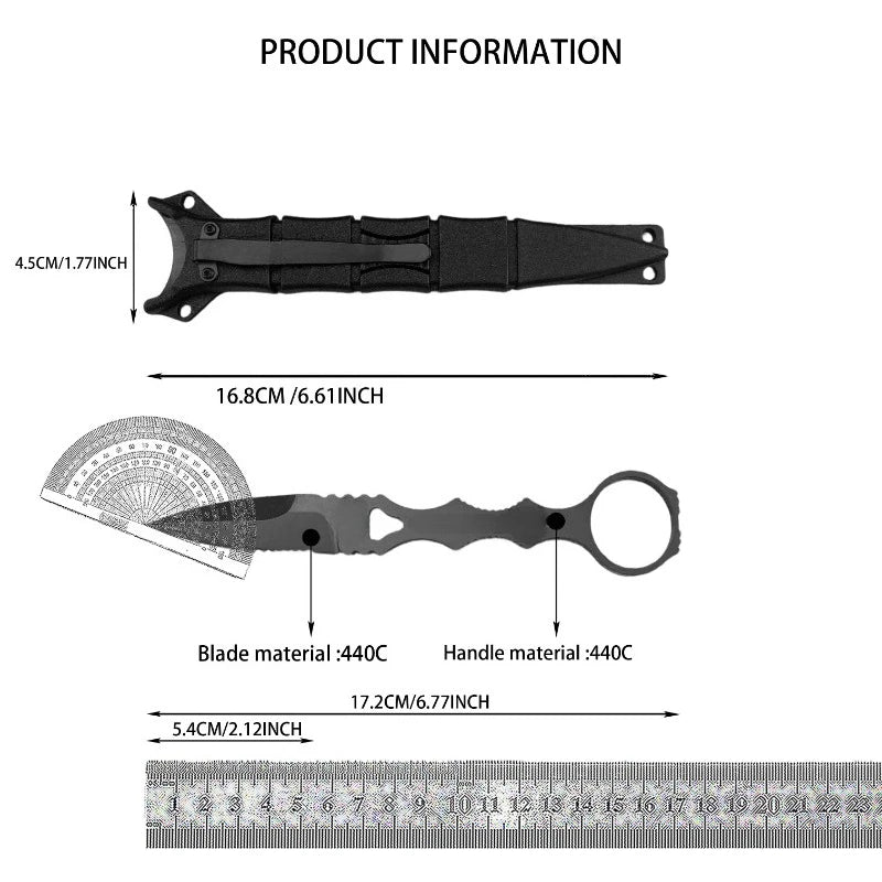 BM176 Stainless Steel Fixed Blade Survival Knife With Kydex Sheath