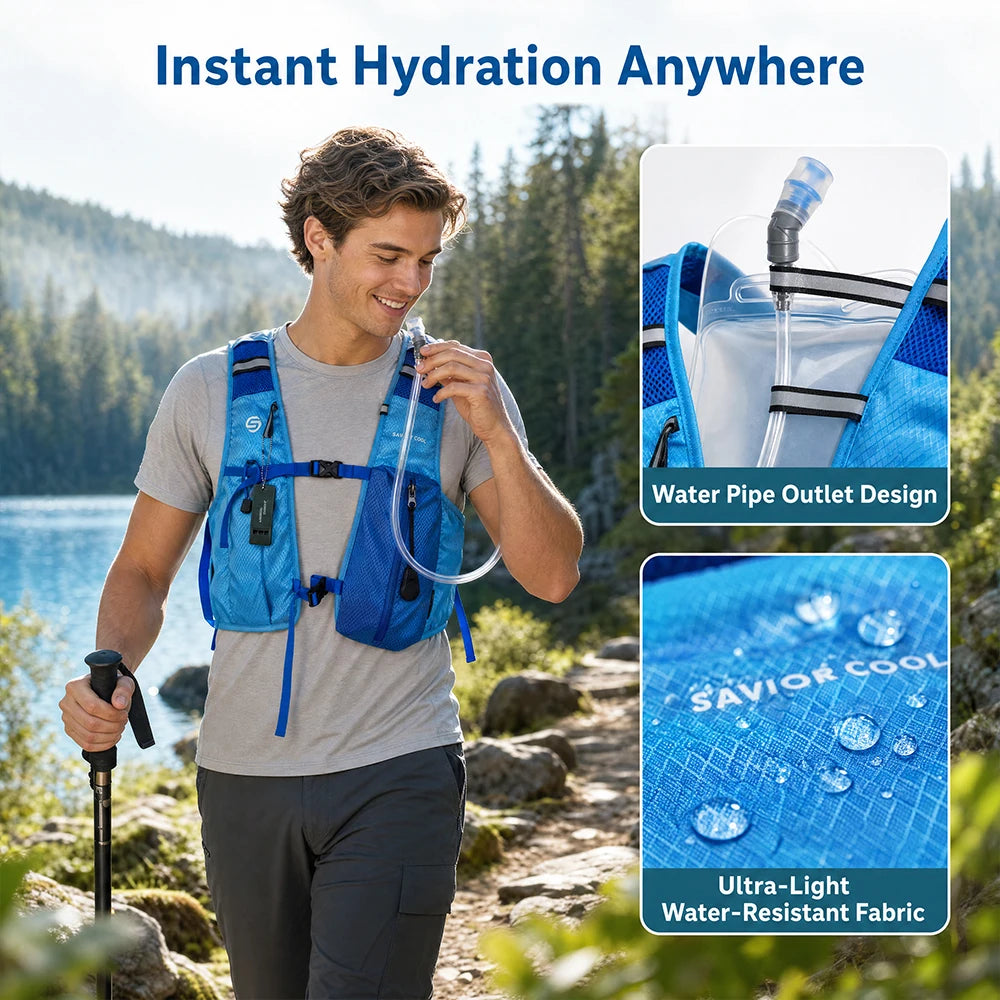 Savior Tactical Cooling Vest With Refrigeration Technology