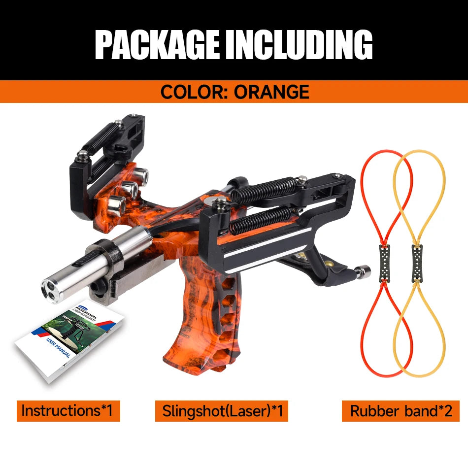 Powerful Laser Slingshot for Outdoor Target Practice