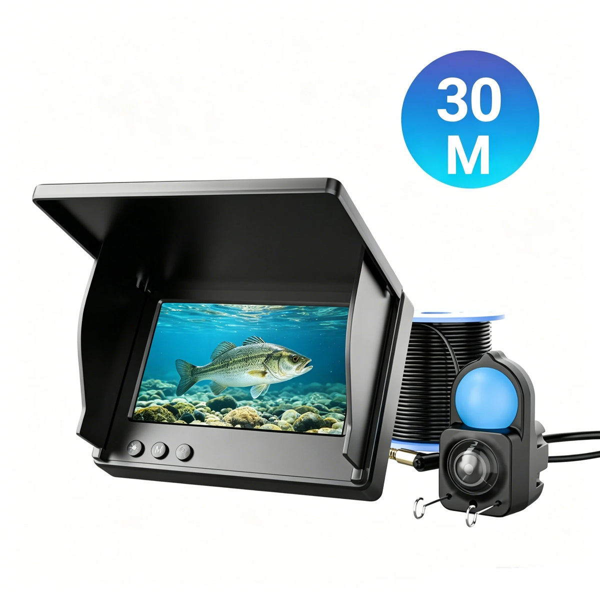 AOERWEI HD Underwater Fishing Camera Fish Finder With Night Vision