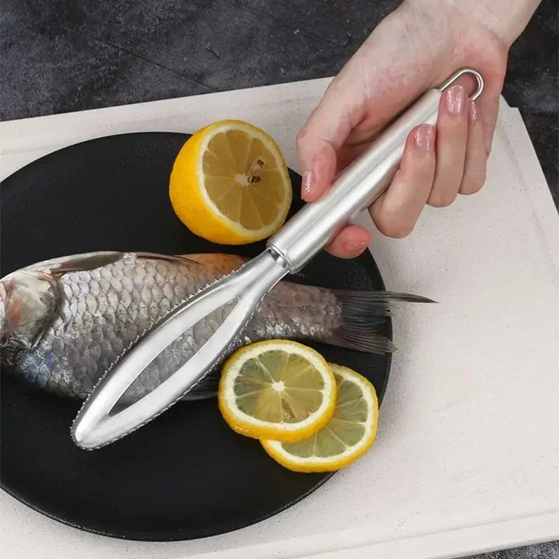 Stainless Steel Fish Scale Scraper For Kitchen Use