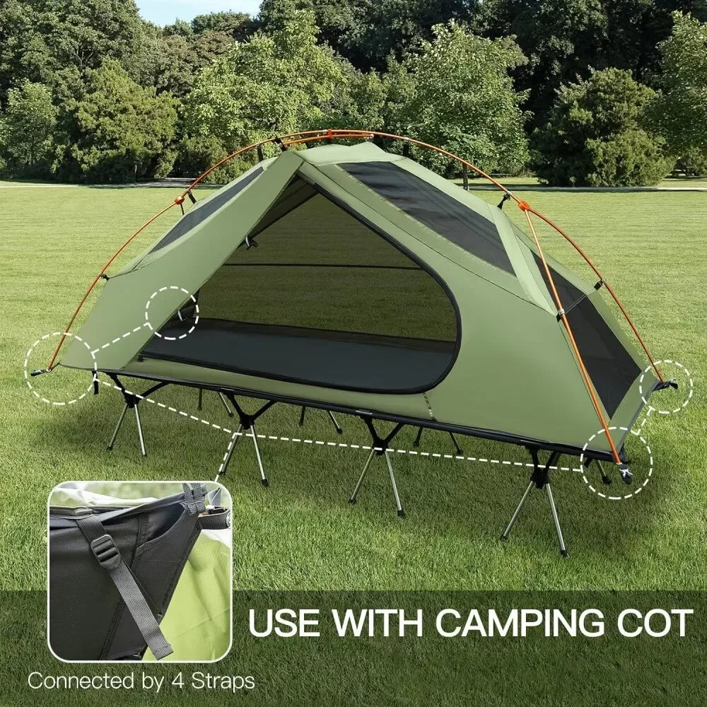 Night Cat Waterproof Camping Cot Tent For One Person