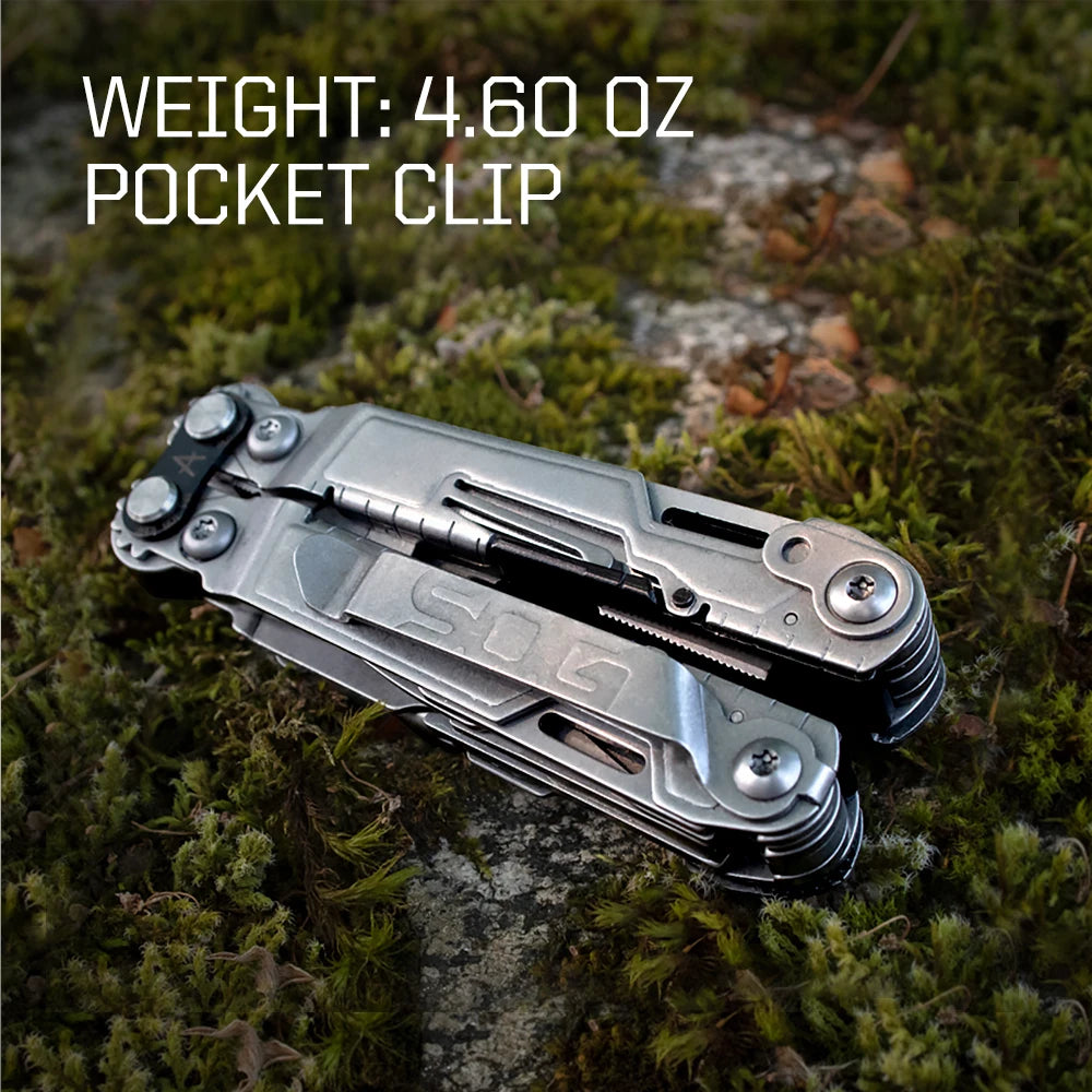 SOG PowerLitre Multifunctional Pocket Tool For Camping and Travel