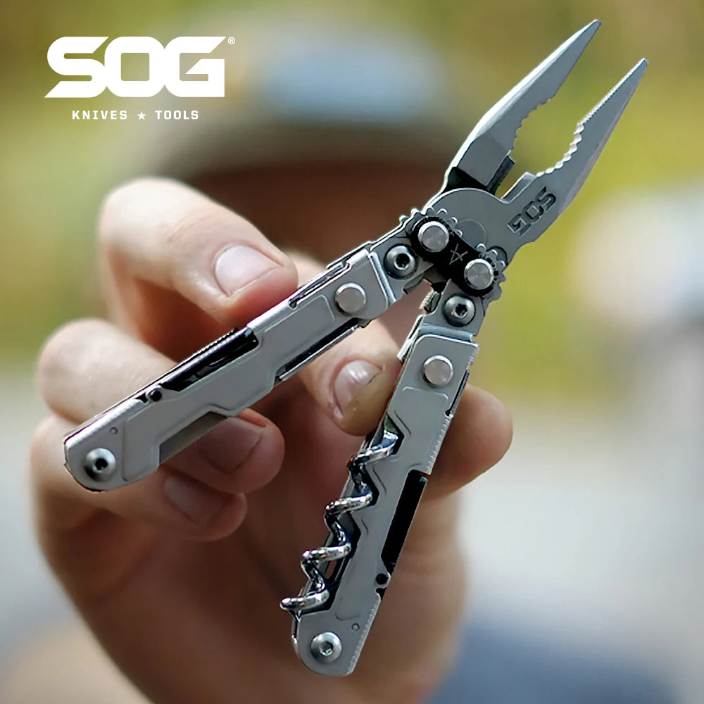 SOG PowerLitre Multifunctional Pocket Tool For Camping and Travel