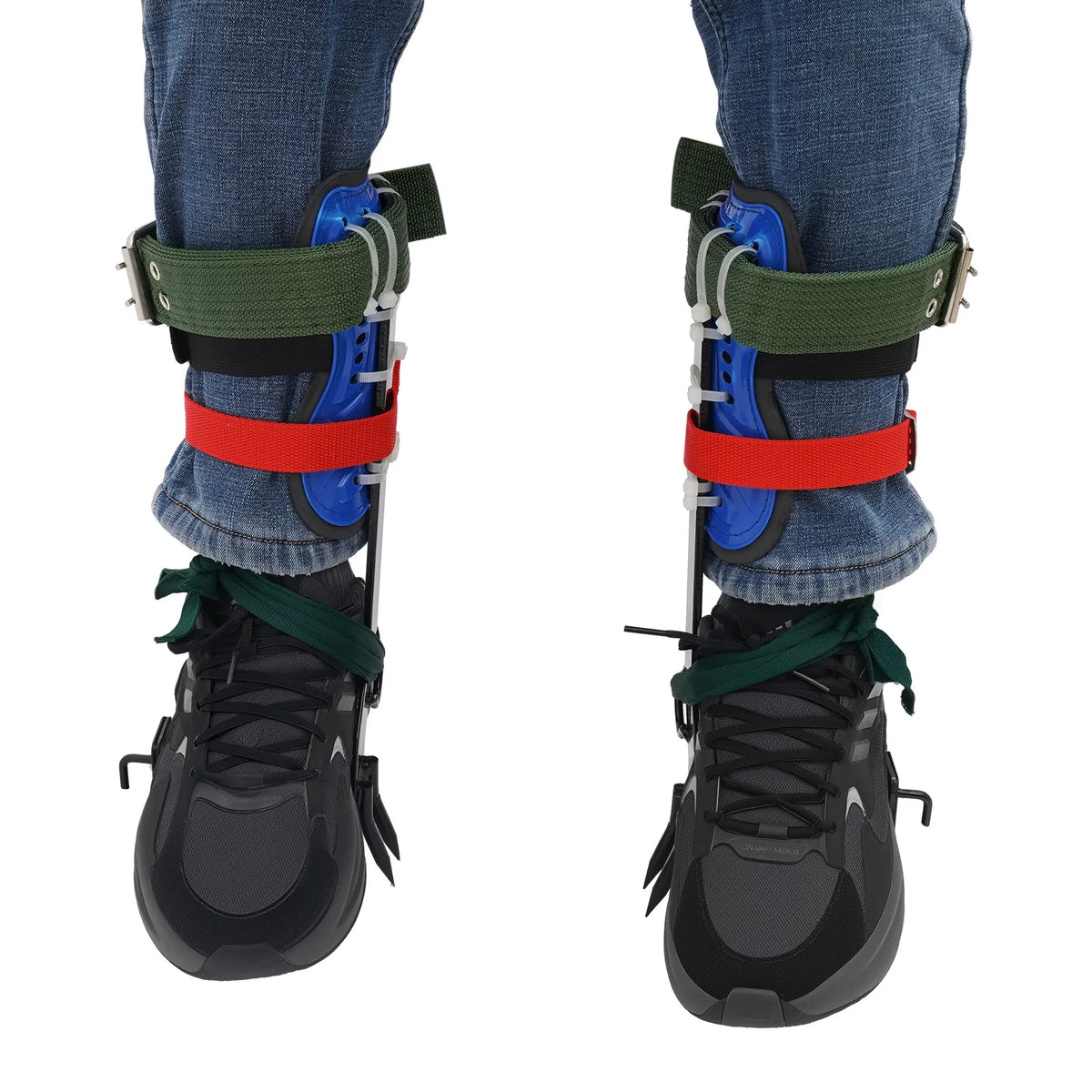 Professional Tree Climbing Spikes Kit With Safety Harness And Rope