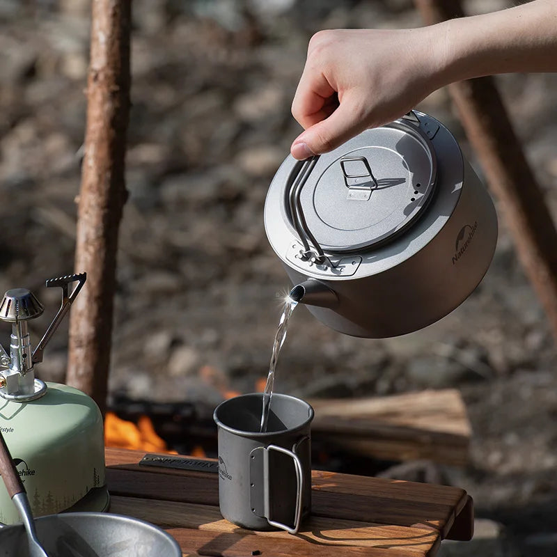 Naturehike Titanium Camping Kettle for Outdoor Cooking