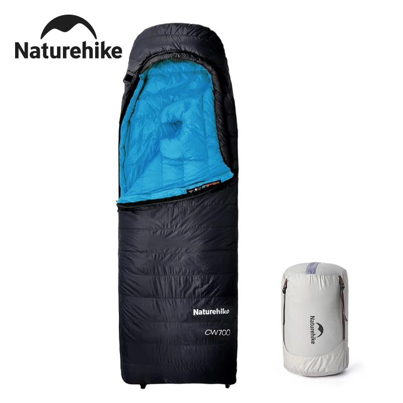 Naturehike CW700 Envelope Duck Down Sleeping Bag Camping Hiking