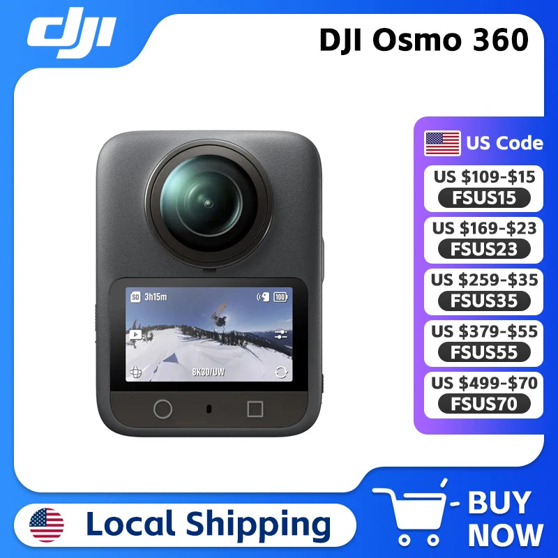 DJI Osmo 360 8K 360 Degree Camera