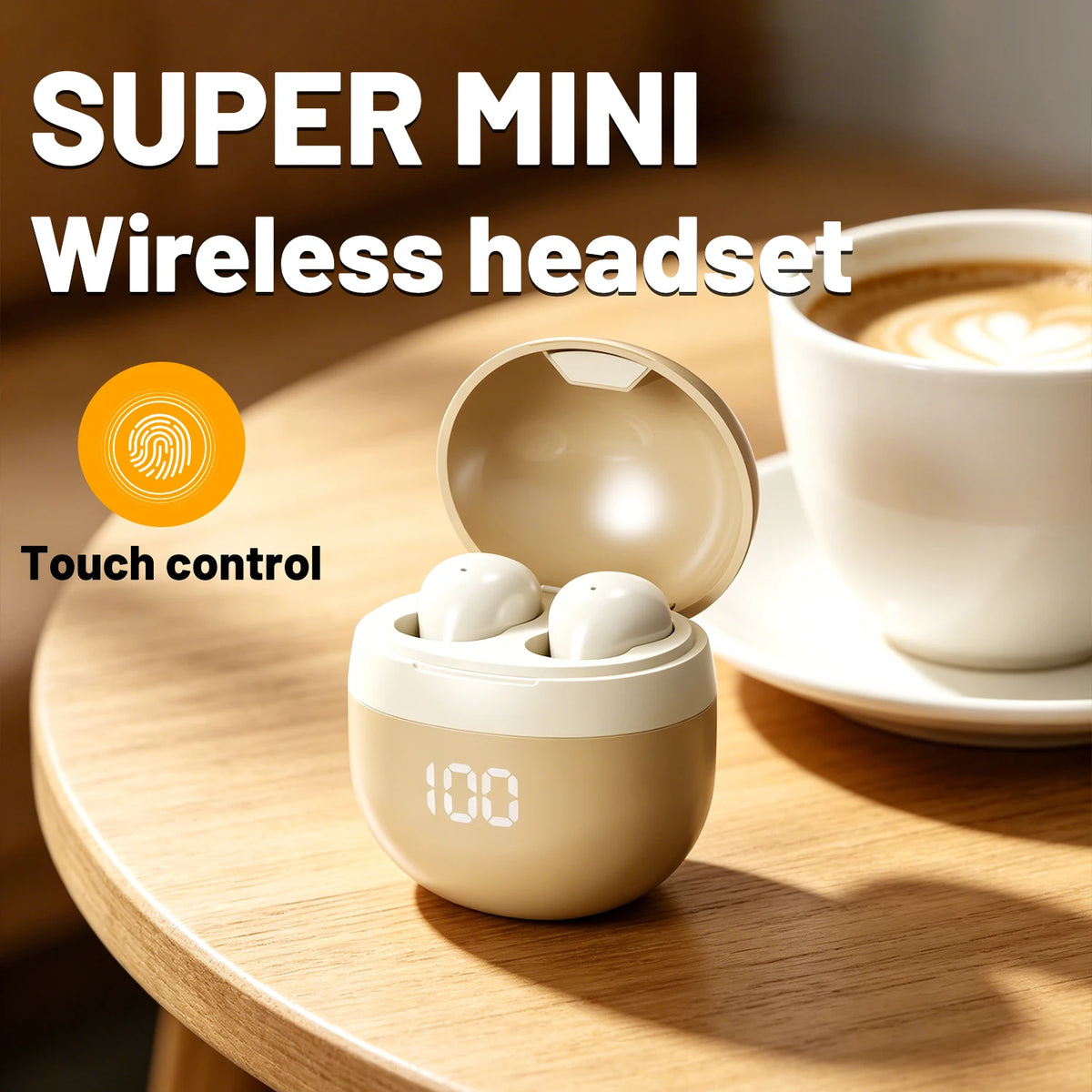 SHUKE Wireless Bluetooth Sleep Earbuds With Noise Cancellation