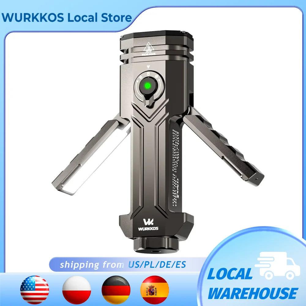 Wurkkos HD02 LED Camping And Outdoor Flashlight