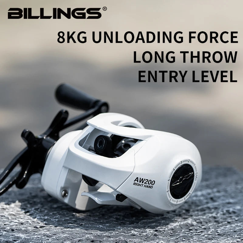 Billings Baitcasting Reel With Magnetic Brake System