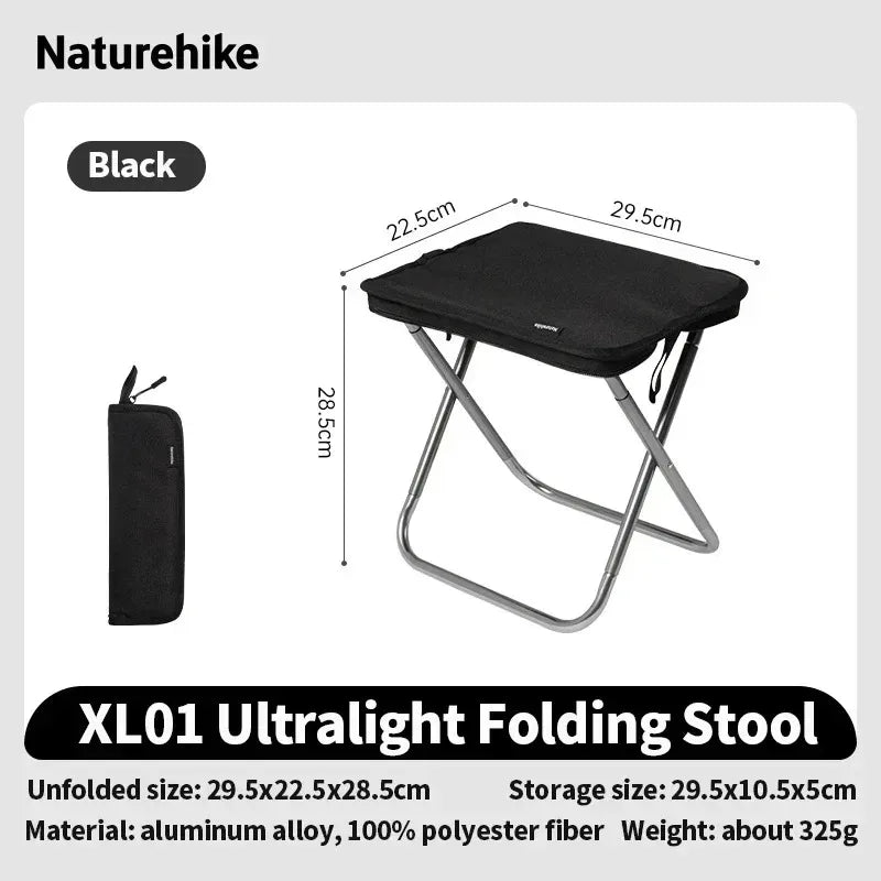 Naturehike Foldable Portable Aluminum Seat Stool