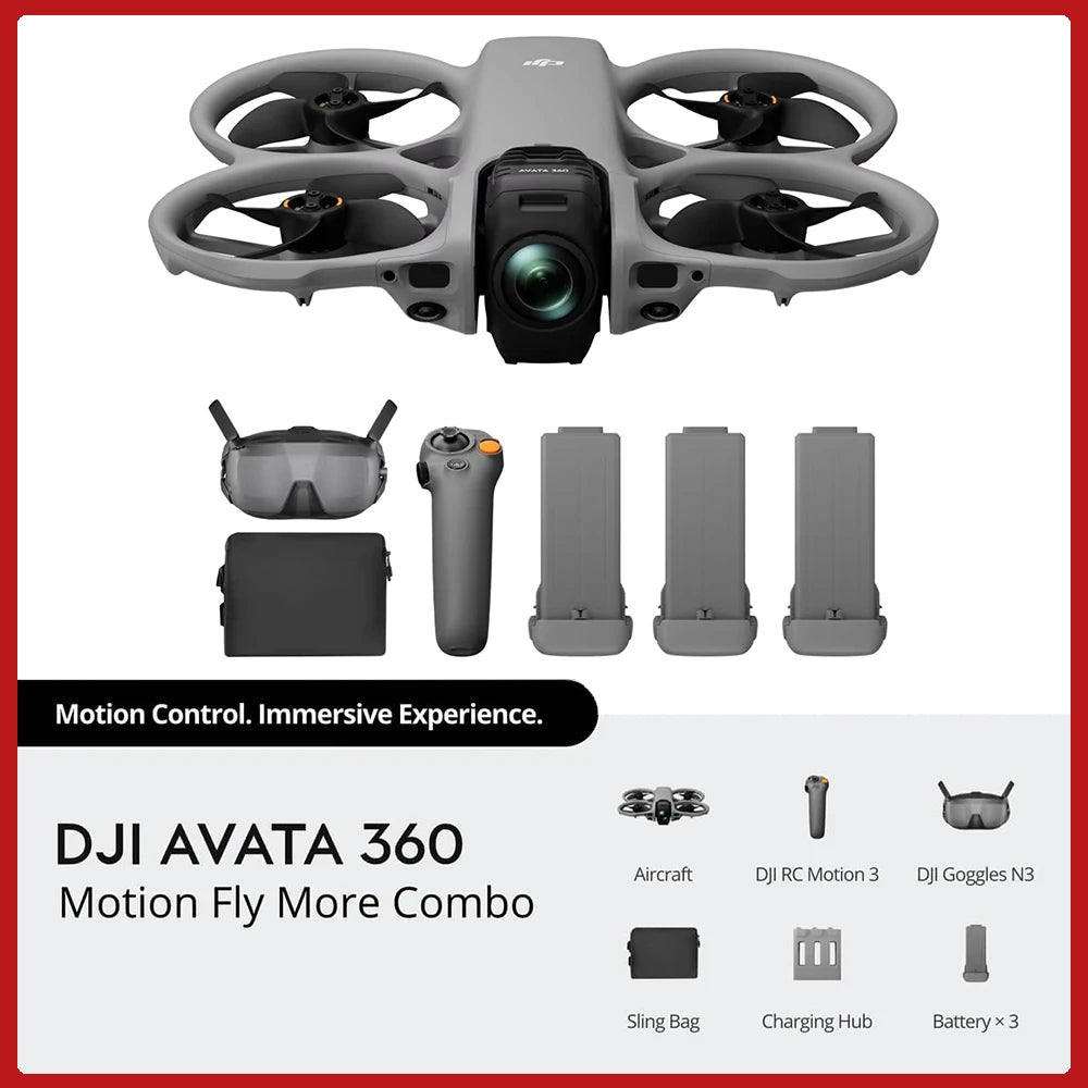DJI Avata 360 Camera Drone With 8K Video Recording