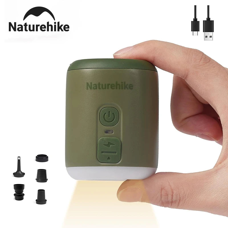 Naturehike Portable Electric Air Pump for Camping and Inflatable Mats