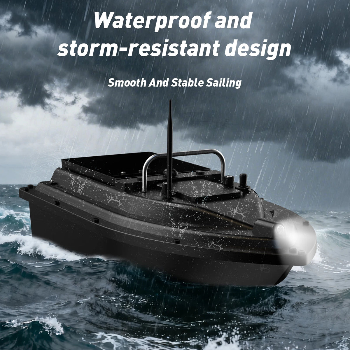 SHAN SHUIHUN Fishing Bait Distribution Boat With Twin Motors