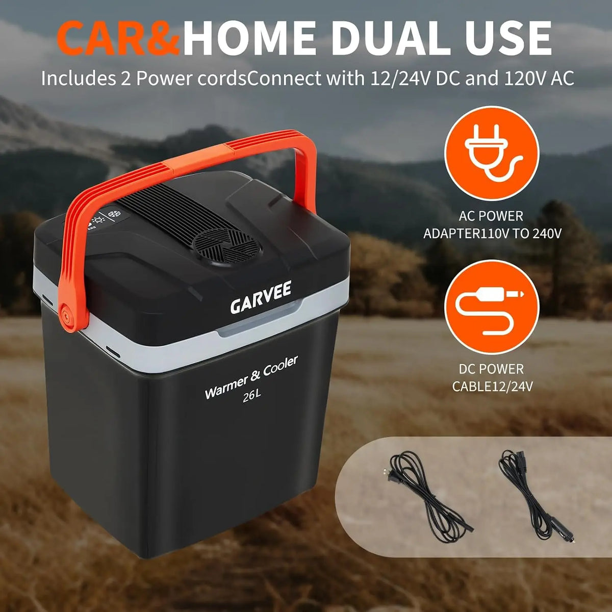 Tacleekii Portable Car Refrigerator Cooler And Warmer