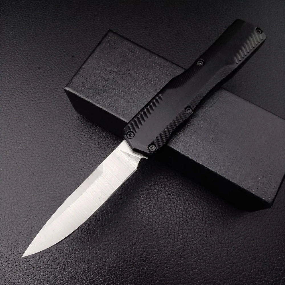 DIY T6 Aluminum Handle D2 Knife Outdoor EDC Camping Tool