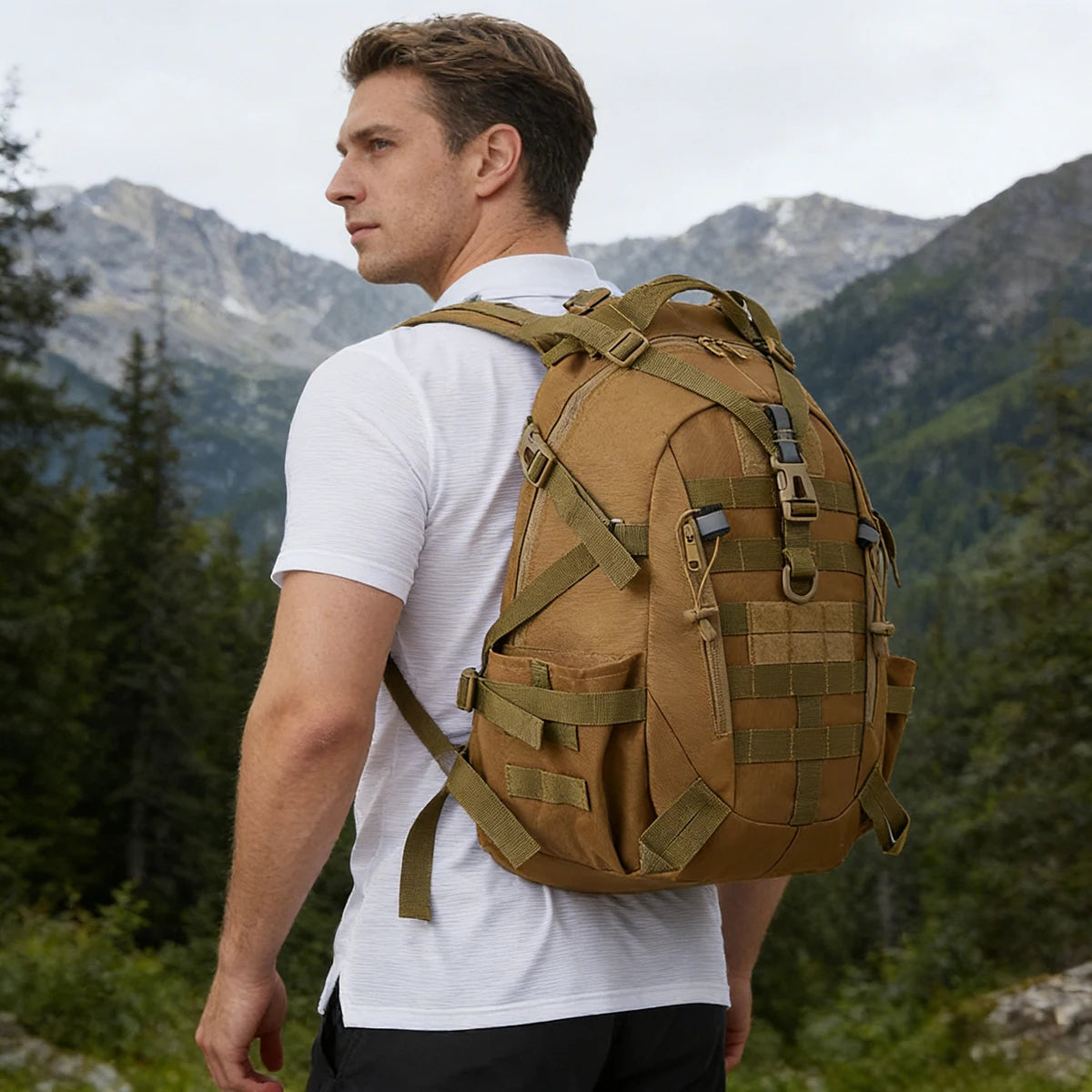 ReFire Gear Tactical Outdoor Hiking Backpack With Molle System