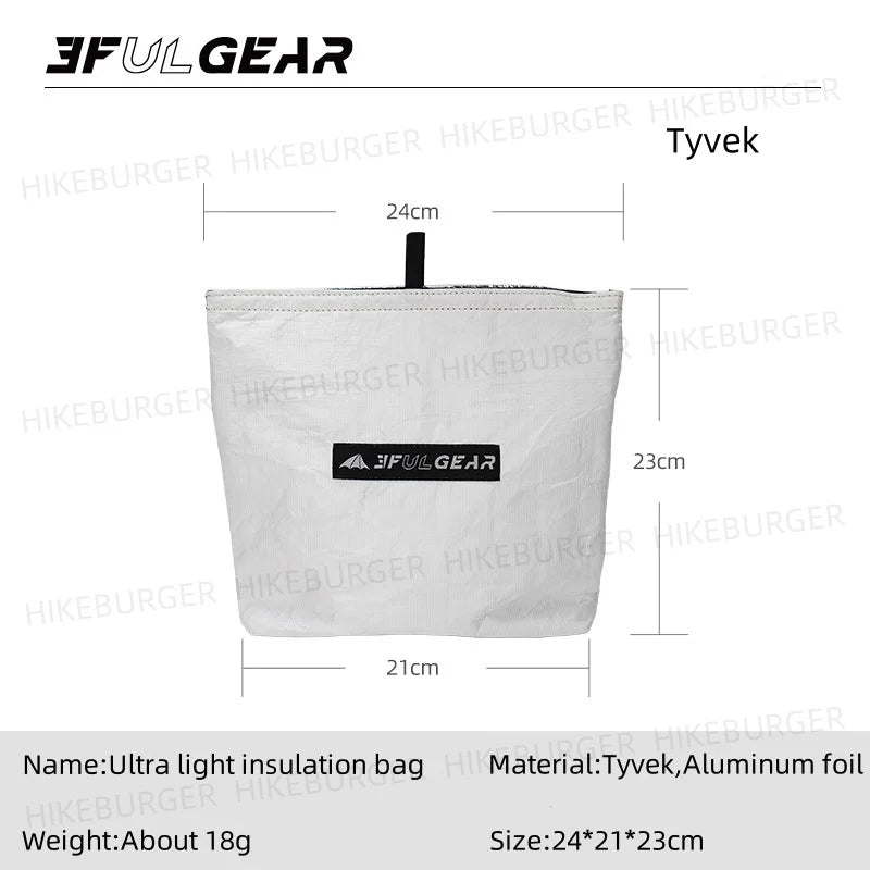 3F UL GEAR Ultralight Insulated Tyvek Camping Pouch