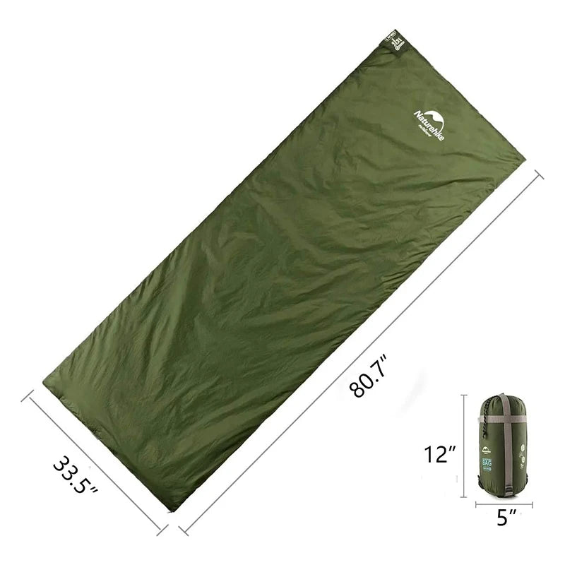 Naturehike Ultralight Envelope Sleeping Bag For Camping